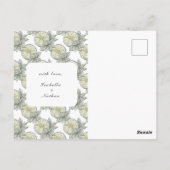 Modern Aquarel Citroenfruit Limettfruit Dank je Briefkaart (Achterkant)