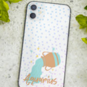 Modern Aquarius Water Bearer Zodiac Case-Mate iPhone Case