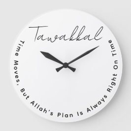 Modern Arabisch woord Tawakkal islamitische beteke Grote Klok