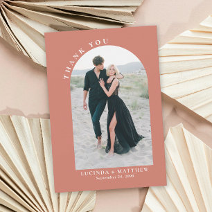 Modern Arch Boho Wedding Bedankt