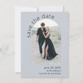 Modern Arch Boho Wedding Save the Date (Voorkant)