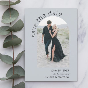 Modern Arch Boho Wedding Save the Date