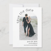 Modern Arch Boho Wedding Save the Date (Voorkant)