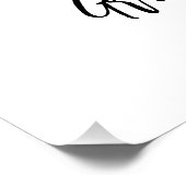 Modern Arch gepersonaliseerd foto Afstuderen welko Perfect Poster (Hoek)