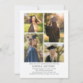 Modern Arch Photo Graduation Party Invitation (Dos)