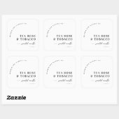 Modern Arch Scented Candle Product Label Sticker  (Feuille)