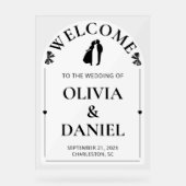 Modern Arch Wedding Welcome Layout (Recto)