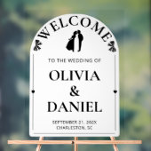 Modern Arch Wedding Welcome Layout (Neutre)