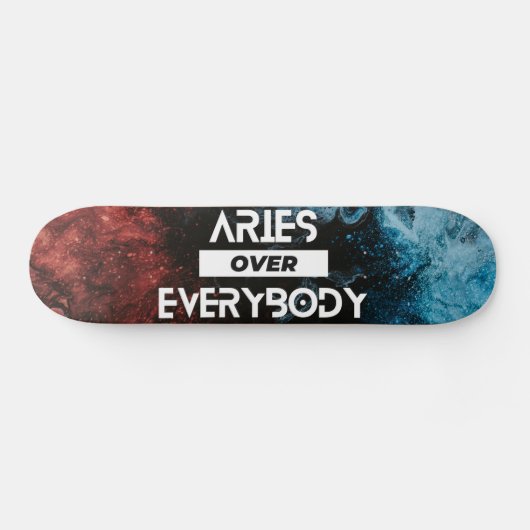Modern Aries Zodiac Skateboard (Horizontaal)