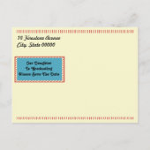 Modern Arrow and Ribbon Afstuderen Bewaar de datum Aankondigingskaart (Achterkant)