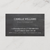 MODERN ARROW LOGO gold folie rustieke handgetekend Visitekaartje (Achterkant)