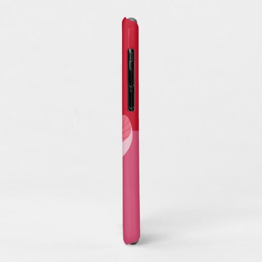 Modern Art Calla Lily Rroze Monogram Case-Mate iPhone Case (Achterkant/links)