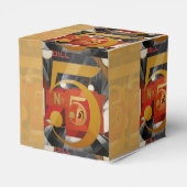 Modern Art Cubist Demuth Figuur 5 in Gold Bedankdoosjes (Achterkant)