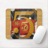 Modern Art Cubist Demuth Figuur 5 in Gold Muismat (Met muis)