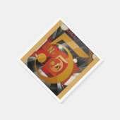 Modern Art Cubist Demuth Figuur 5 in Gold Servetten (Hoek)