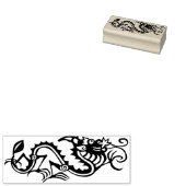 Modern Art Dragon Art Stempel (Gestempeld)