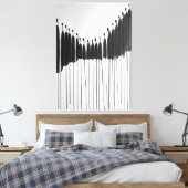 Modern ART Impersonal Society Canvas Afdruk (Insitu (Slaapkamer))