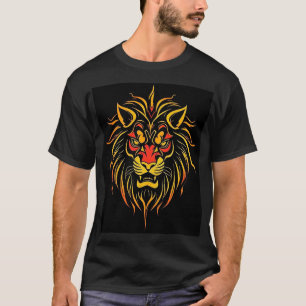 Modern Art Leeuwen T‑Shirt – Artistiek Leeuwengraf T-shirt