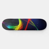Modern Artistic Wavy Design Skateboard (Horizontaal)
