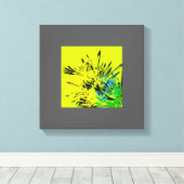 Modern artistiek ontwerp canvas afdruk (Insitu (Houten vloer))