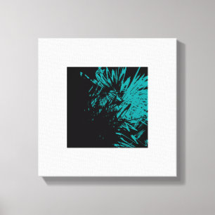 Modern artistiek ontwerp canvas afdruk