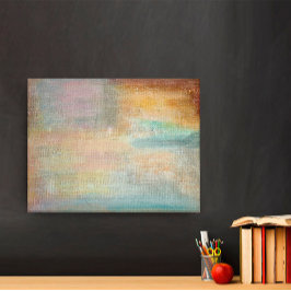 Modern Artsy Autumn Abstract Canvas Afdruk