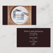 Modern Asian Restaurant Visitekaartje (Voorkant / Achterkant)