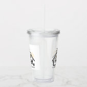 Modern Ask Me About Real Estate  Acryl Drinkbeker (Rechts)