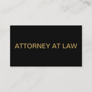 Modern Attorney at Law Professional Visitekaartje