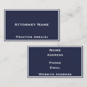 Modern Attorney Visitekaartje (Voorkant / Achterkant)
