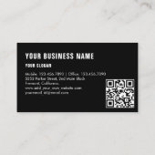 modern Auto Detailing / Reparatie blauw Visitekaar Visitekaartje (Achterkant)