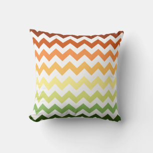 Modern Autumn Herfst Chevron Kussen