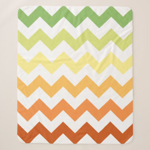 Modern Autumn Herfst Chevron Sherpa Deken