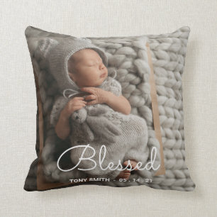 MODERN Baby Geboortefoto Keepomwille Pillow Kussen
