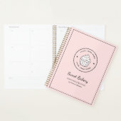 Modern Bakery Pink Custom Logo (Devant avec enveloppe)