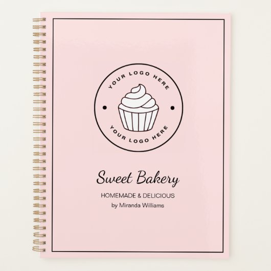 Modern Bakery Pink Custom Logo (Devant)