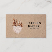Modern Bakery Professioneel Logo Visitekaartje (Voorkant)