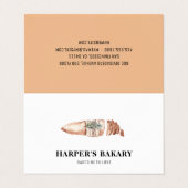 Modern Bakery Professioneel Logo Visitekaartje (Buitenkant ongevouwen)