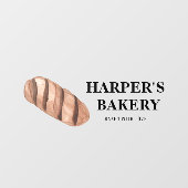 Modern Bakkerij Professionals Logo Raamsticker (Vel)