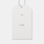 Modern Ballon Bunch Boys Birthday Cadeaulabel (Achterkant)