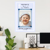 Modern BAPTISM DAY Event Affiche de bienvenue (Bureau à domicile)