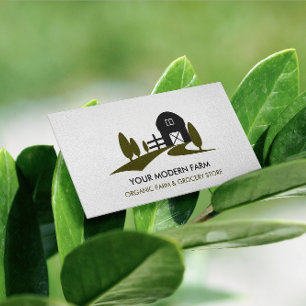 MODERN BARN EDITABLE COLOR FARMING VISITEKAARTJE