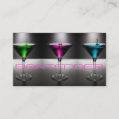 Modern Bartender Visitekaartje (Voorkant)
