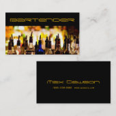 Modern Bartender Visitekaartje (Voorkant / Achterkant)