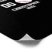 Modern Baseball Kinder Fotocollage Poster (Hoek)