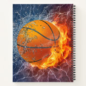Modern basketbal schetsboek notitieboek (Achterkant)