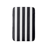 Modern Bathroom Klassiek Zwart-wit Striped Badmat (Voorkant Verticaal)