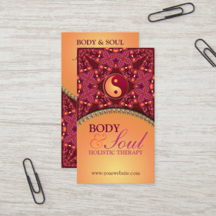 Modern Batik New age Holistic Visitekaartje