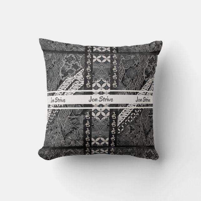 Modern BATIK Patroon Kussen (Voorkant)