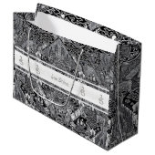 Modern BATIK Pattern Groot Cadeauzakje (Voorkant Gekanteld)